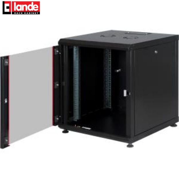 12U 600x600 Network Kabini Siyah