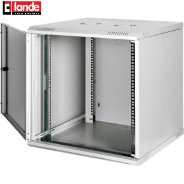 12U 600x450 Duvar Tipi Kabinet - Gri