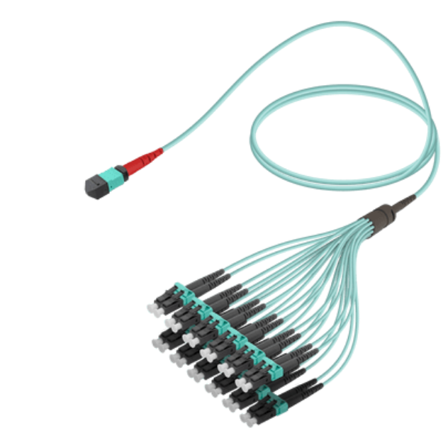 MPO Patchcord Male-LC/UPC Base-24 MM OM3