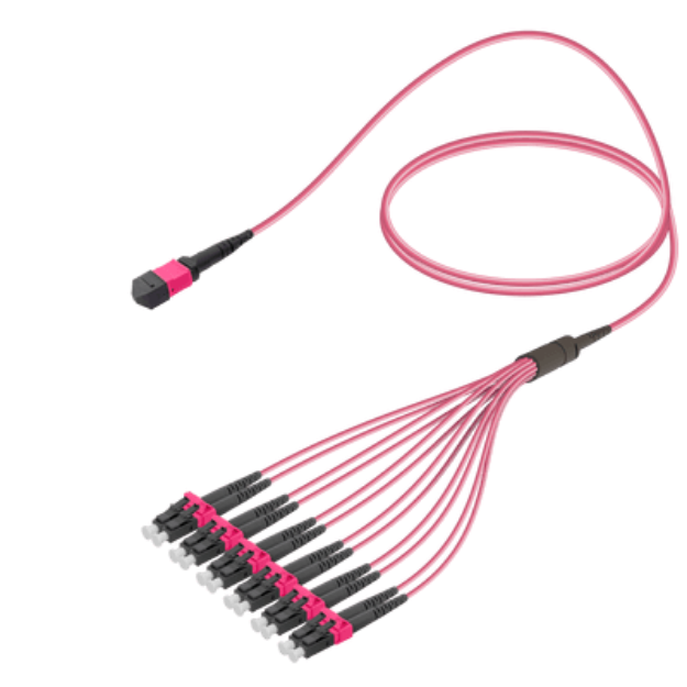 MPO Patchcord Male-LC/UPC Base-12 MM OM4