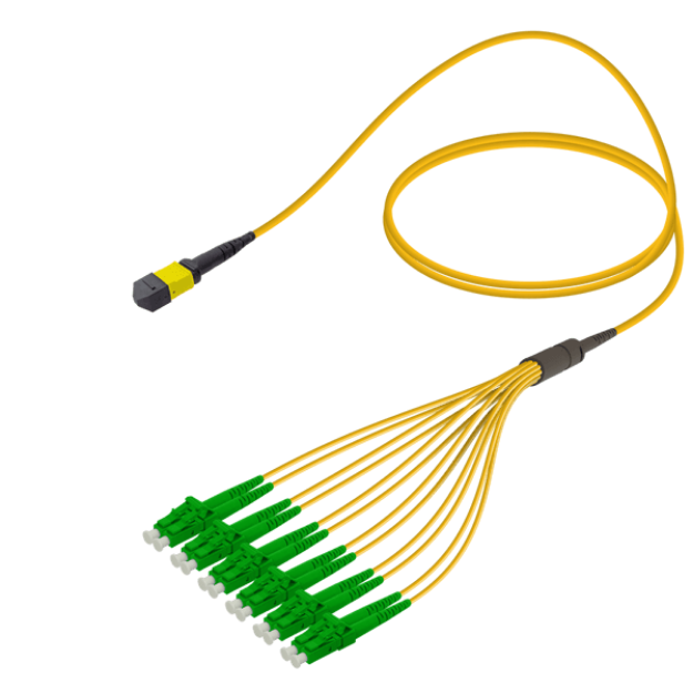 MPO Fiber Kablo Female-LC/APC Base-12 SM