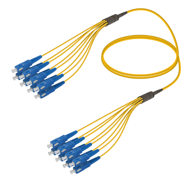 Fanout Kablo SC/UPC-SC/UPC 8 SM