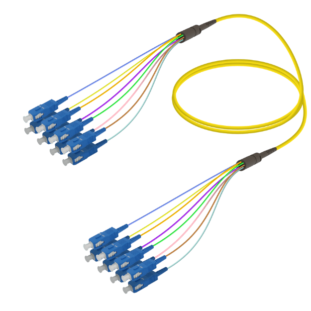 Fanout Kablo SC/UPC-SC/UPC 8 SM