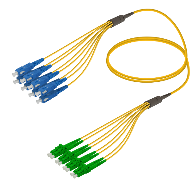 Fanout Kablo SC/UPC-LC/APC 8 SM