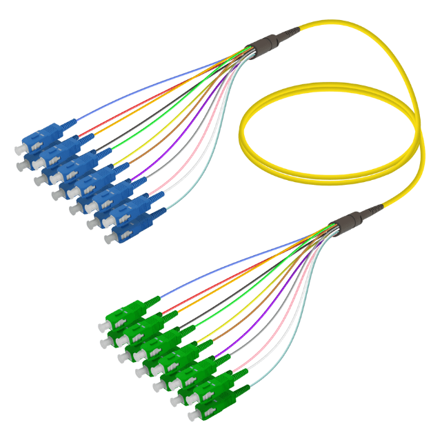 Fanout Kablo SC/UPC-SC/APC 12 SM