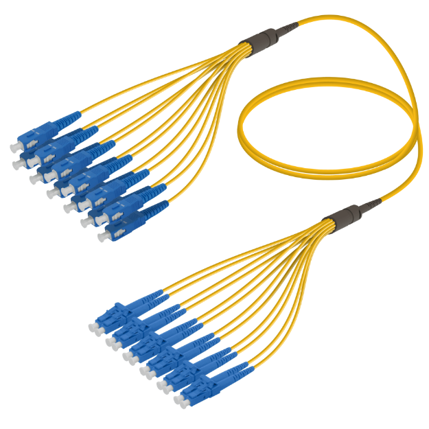 Fanout Kablo SC/UPC-LC/UPC 12 SM