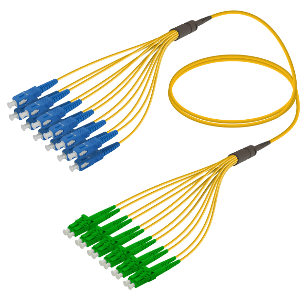 Fanout Kablo SC/UPC-LC/APC 12 SM