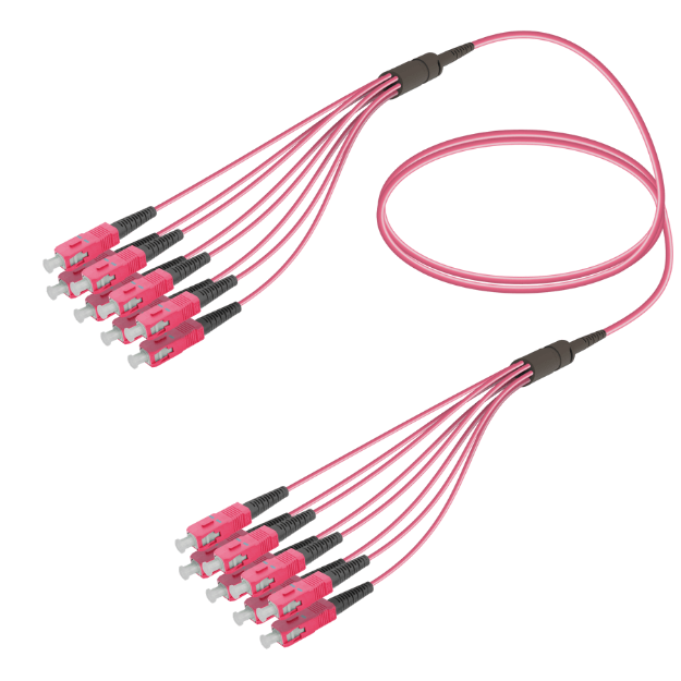 Fanout Kablo SC/UPC-SC/UPC 8 MM OM4