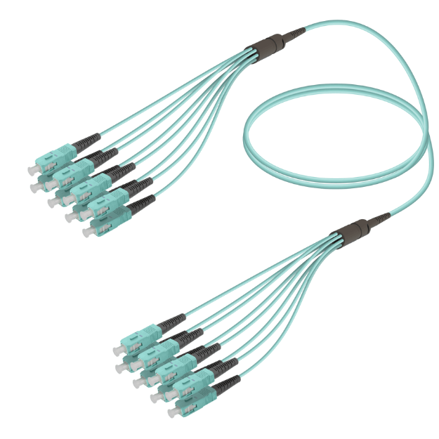 Fanout Kablo SC/UPC-SC/UPC 8 MM OM3