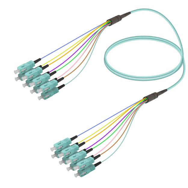 Fanout Kablo SC/UPC-SC/UPC 8 MM OM3