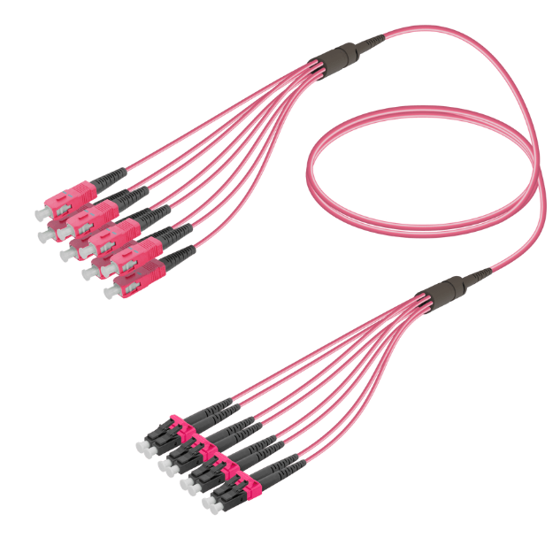 Fanout Kablo SC/UPC-LC/UPC 8 MM OM4