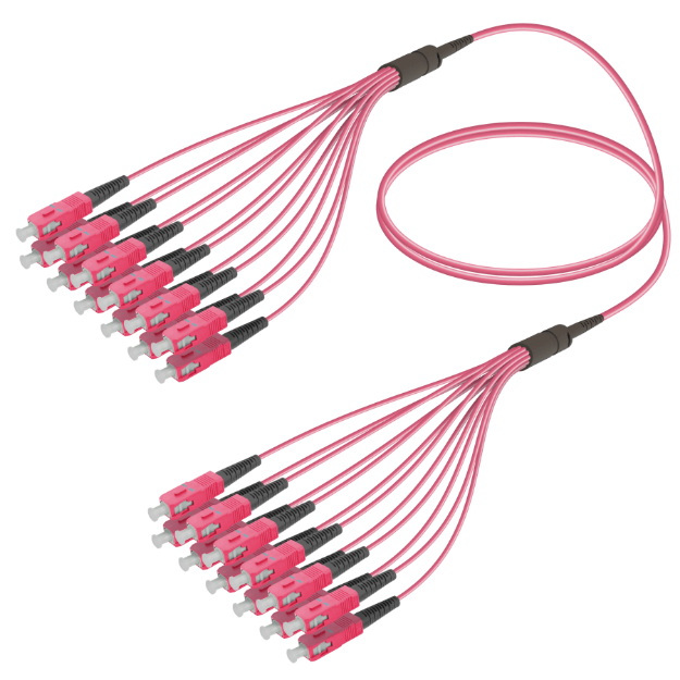 Fanout Kablo SC/UPC-SC/UPC 12 MM OM4