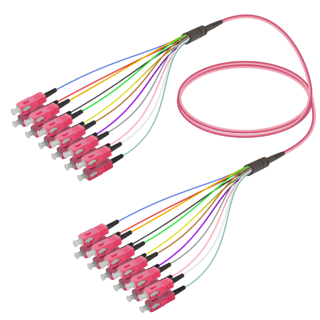 Fanout Kablo SC/UPC-SC/UPC 12 MM OM4