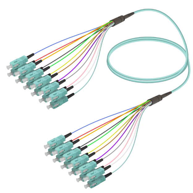 Fanout Kablo SC/UPC-SC/UPC 12 MM OM3