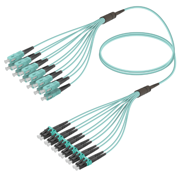 Fanout Kablo SC/UPC-LC/UPC 12 MM OM3