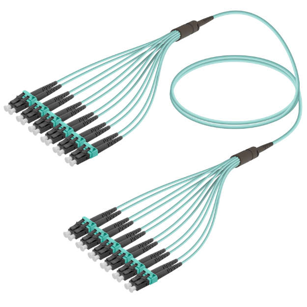 Fanout Kablo LC/UPC-LC/UPC 12 Fiber MM OM3