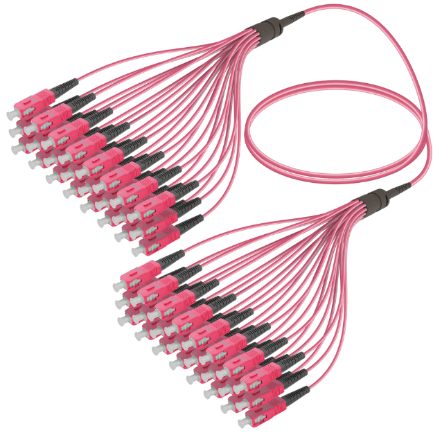 Fanout Kablo SC/UPC-SC/UPC 24 MM OM4