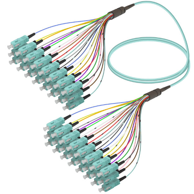 Fanout Kablo SC/UPC-SC/UPC 24 MM OM3