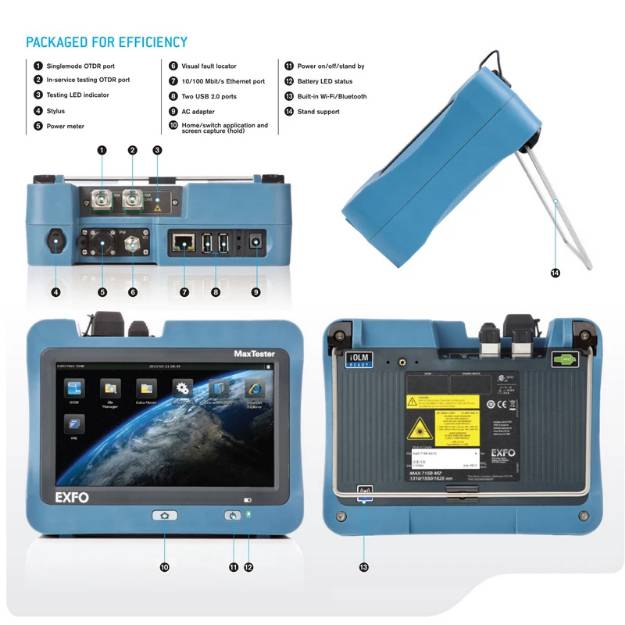 EXFO SM 730C SM2 OTDR Fiber Test Cihazı